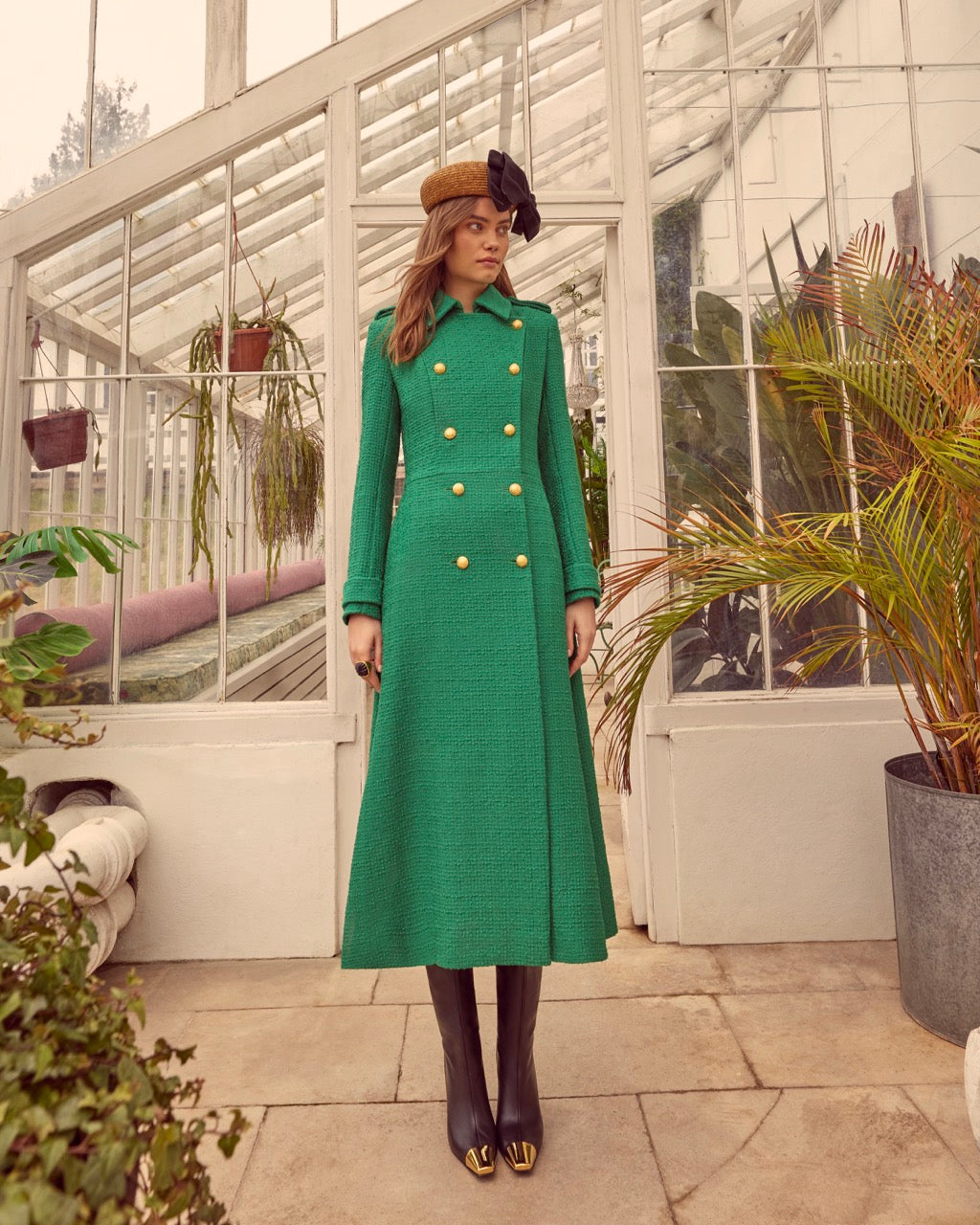 Clemence Coat - Emerald Claire Mischevani Clemence Coat - Emerald Claire Mischevani
