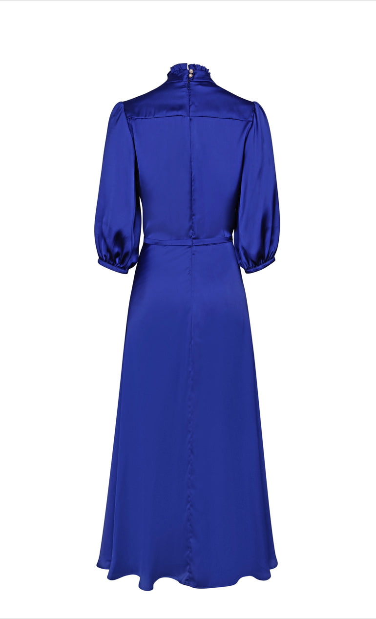 Iconic Silhouette: Aurelia dress in Sapphire | Claire Mischevani
