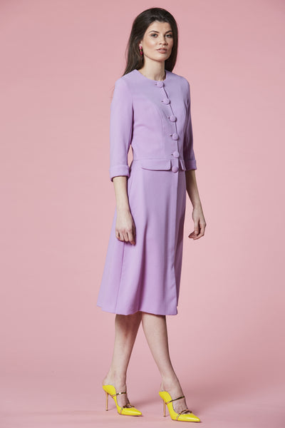 Lilac coat dress – Claire Mischevani